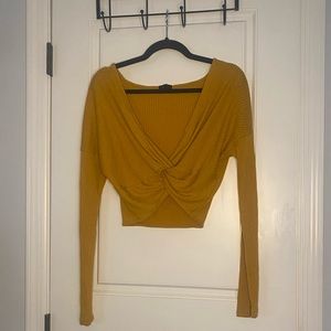 Mustard Long Sleeve Top by Ardene